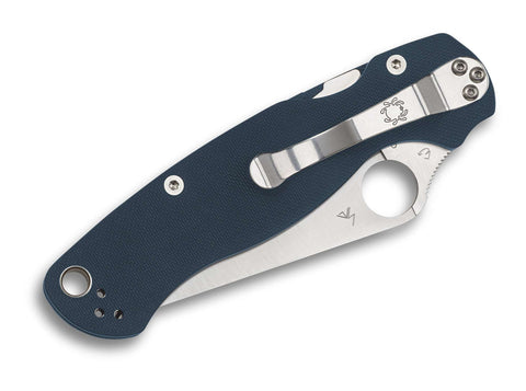 Spyderco Para Military 2 CPM SPY27 – Taschenmesser mit Exklusivstahl & G10 Kobaltblau