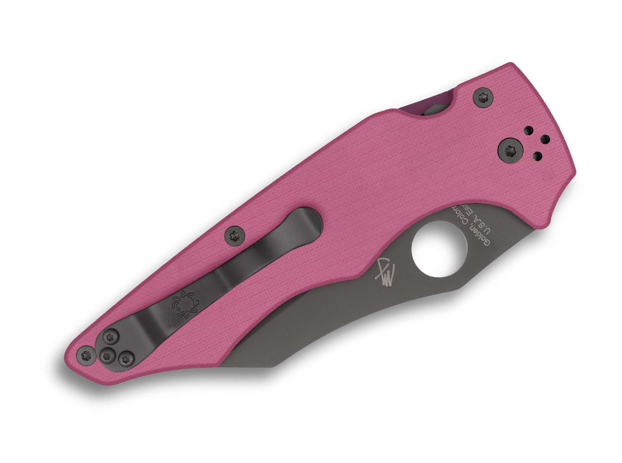 Spyderco YoJumbo Pink Sprint Run – Limitiertes Wharncliffe-Messer mit CPM-S-30V & DLC