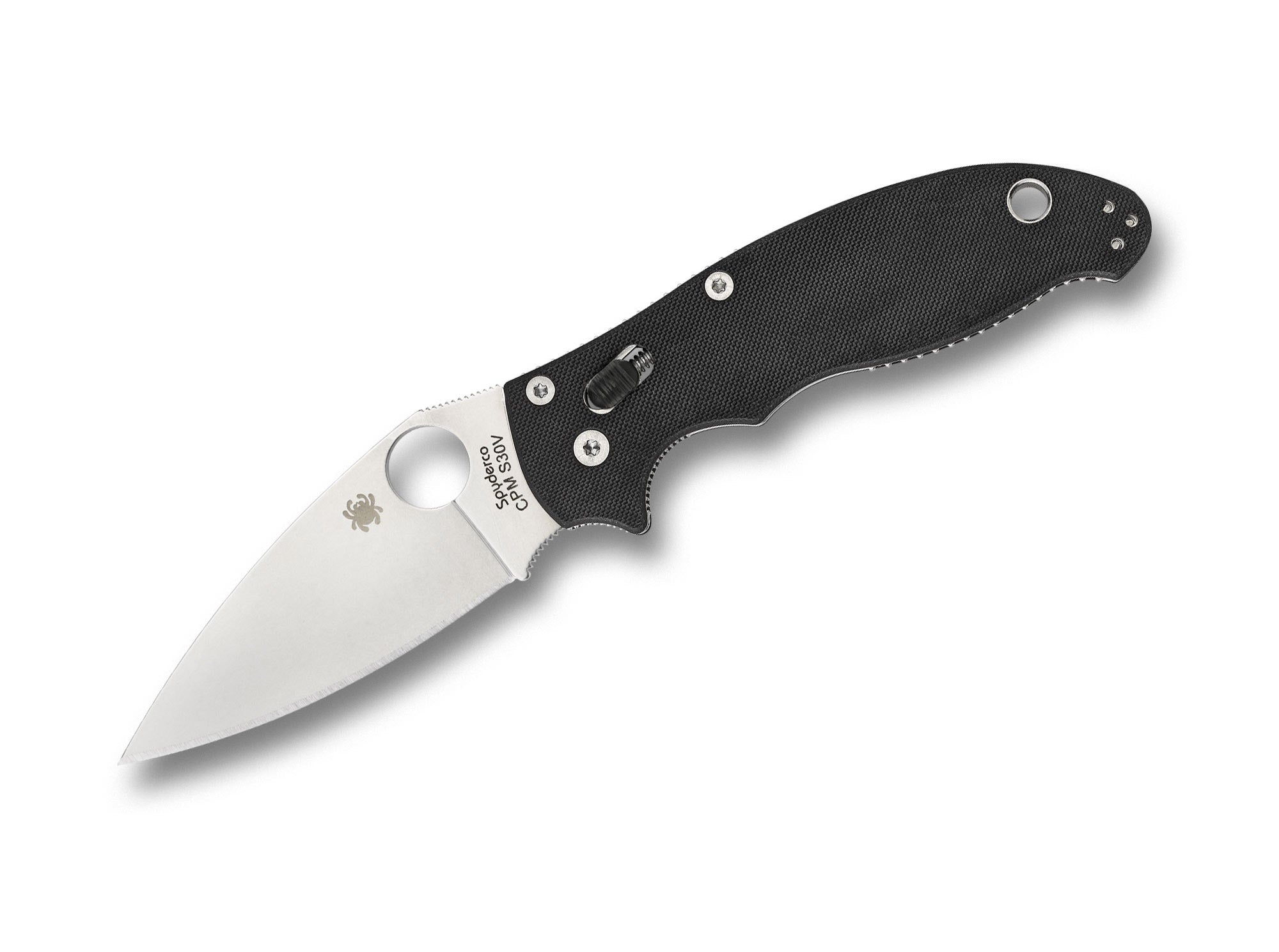 Spyderco Manix 2 G10 – Taschenmesser mit CPM-S-30V & Ball Bearing Lock, Made in USA