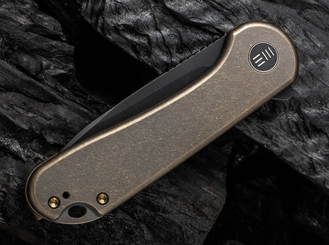 WE Knife Elementum Titanium Bronze – CPM-20CV Einhandmesser