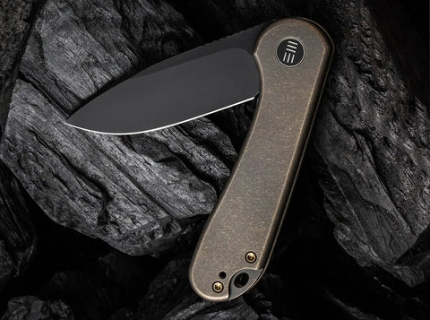WE Knife Elementum Titanium Bronze – CPM-20CV Einhandmesser
