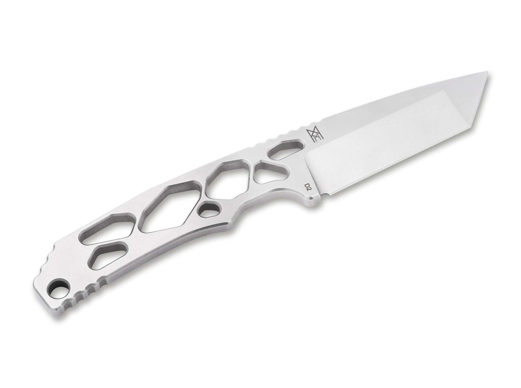 Böker Plus Superlight Tanto Feststehendes Messer D2 Stahl Kydexscheide