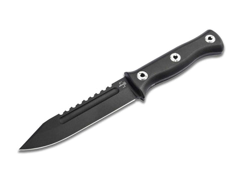 Böker Plus Pilot Knife 2.0 Feststehendes Outdoor Survivalmesser D2 Kydexscheide