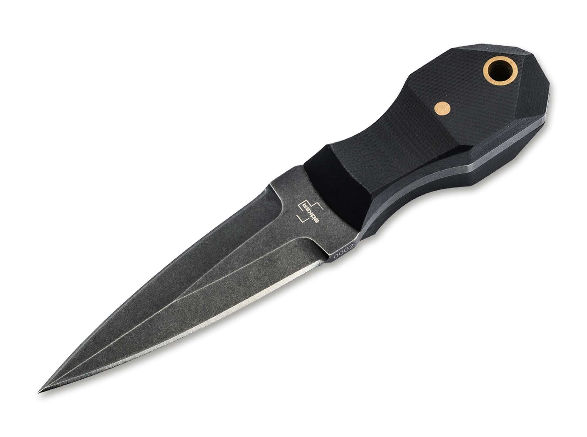 Böker Plus Pocket Rocket – kompaktes Neck Knife aus D2-Stahl mit G10-Griff