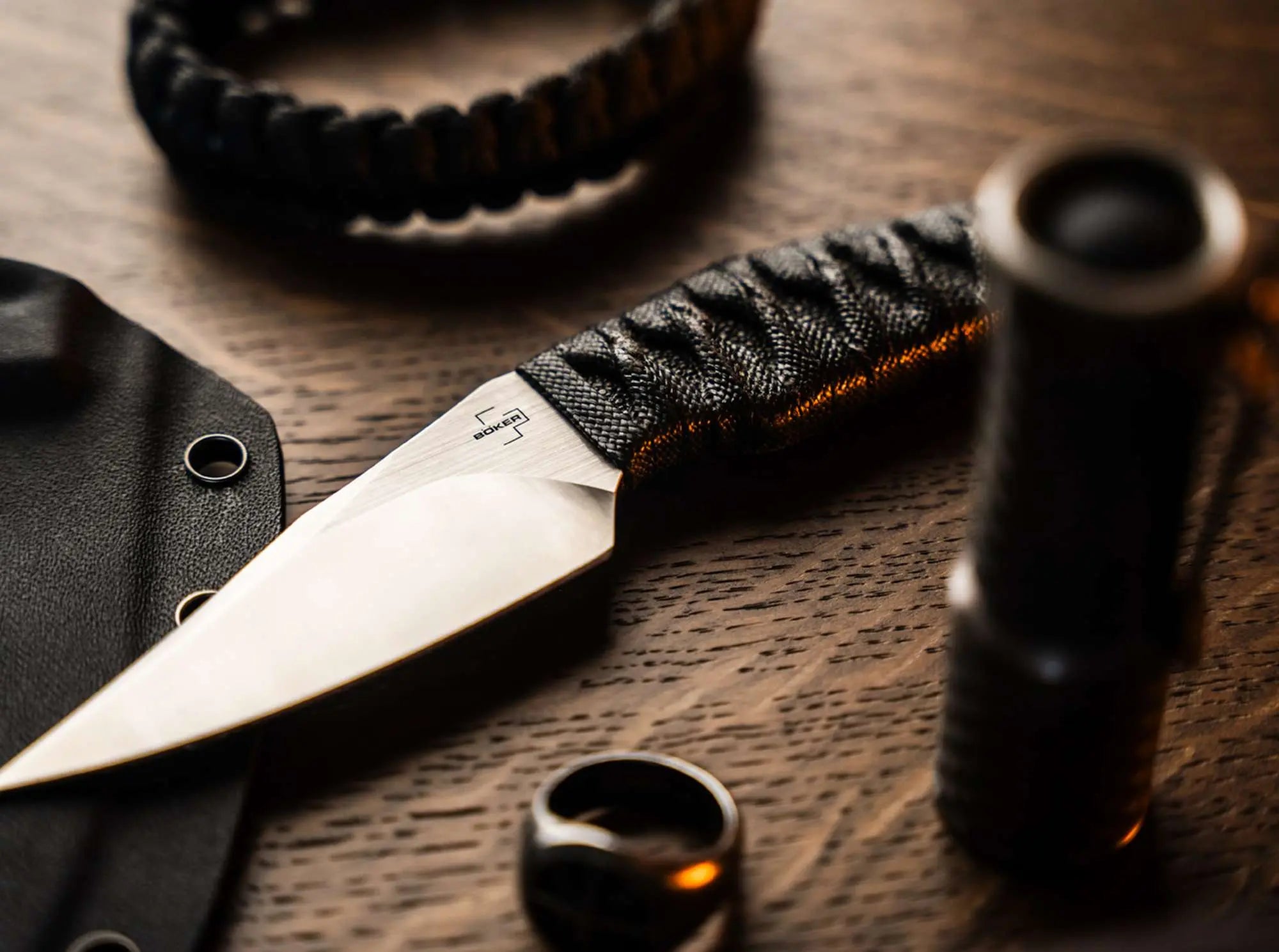 Böker Plus 302 – ikonisches Fixed Blade mit traditioneller Griffwicklung Böker Plus