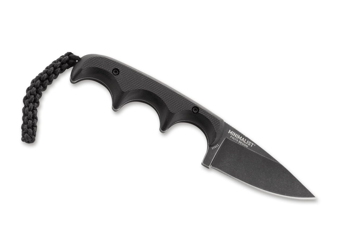 CRKT Minimalist Drop Point Neck Knife 5Cr15MoV G10 Alan Folts Messer 2384K