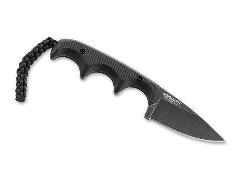 CRKT Minimalist Drop Point Neck Knife 5Cr15MoV G10 Alan Folts Messer 2384K