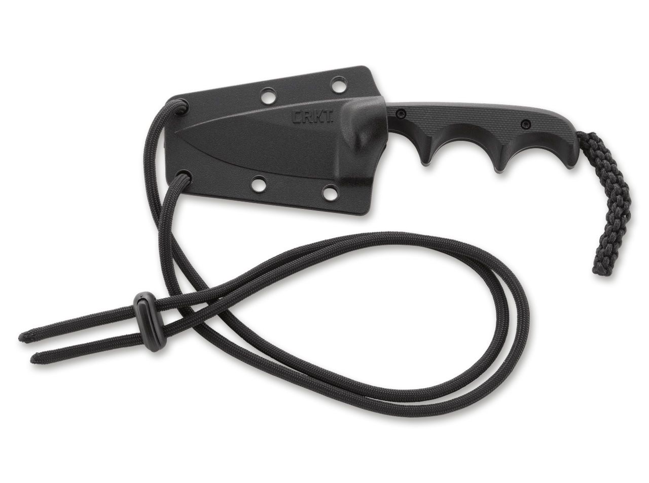 CRKT Minimalist Drop Point Neck Knife 5Cr15MoV G10 Alan Folts Messer 2384K