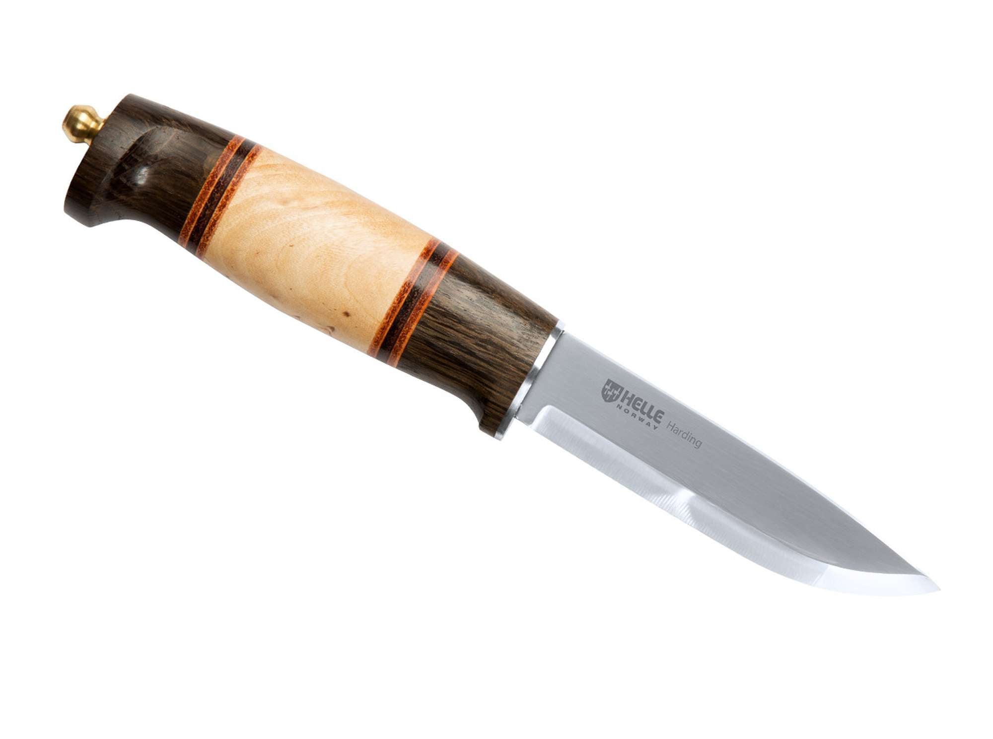 Helle Harding Messer H3LS Triple Laminate Scandi Jagdmesser Birke Outdoor