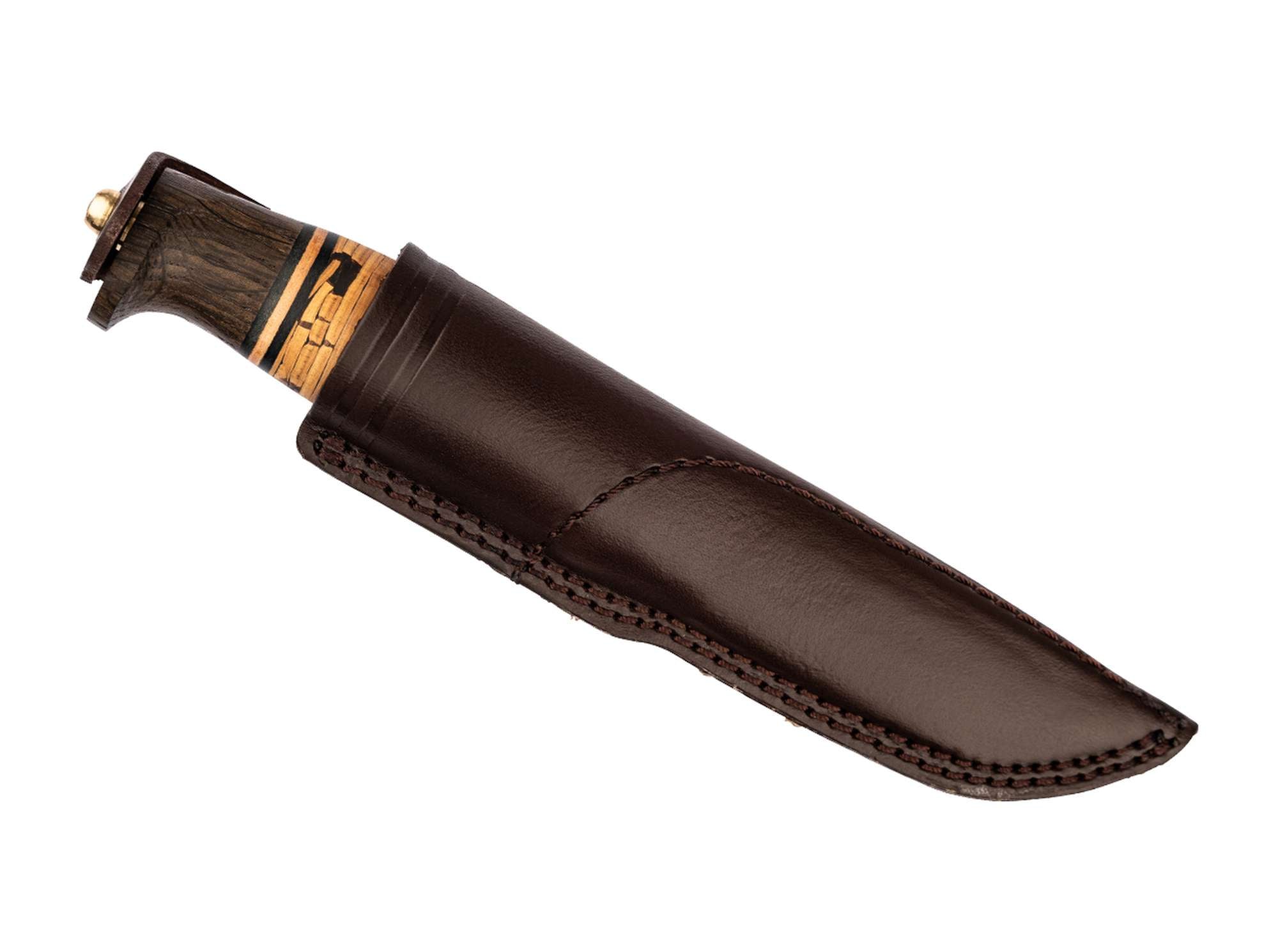 Helle Harding Birch Bark Messer Outdoor Jagdmesser Scandi Lederscheide