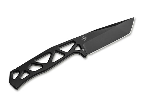 Heckler & Koch FX01 – Feststehendes Ganzstahlmesser D2, Tanto-Klinge & Kydexscheide