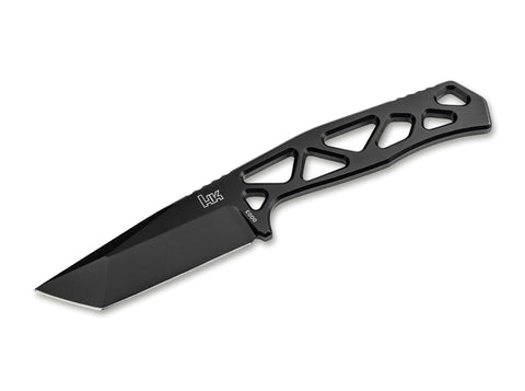 Heckler & Koch FX01 – Feststehendes Ganzstahlmesser D2, Tanto-Klinge & Kydexscheide