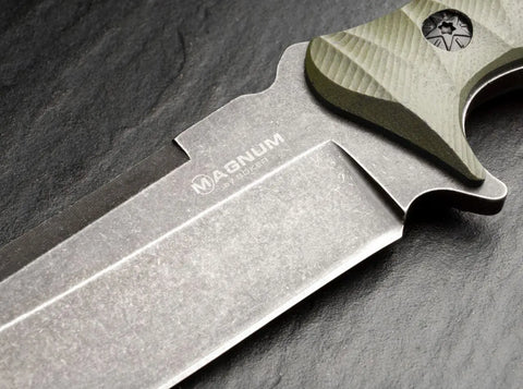 Böker Magnum Persian Fixed – feststehendes Outdoormesser mit 12 cm 440A Klinge, Full Tang & Kydexscheide Böker Magnum