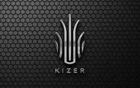 Kizer Assassin CF G10 Black Button Lock