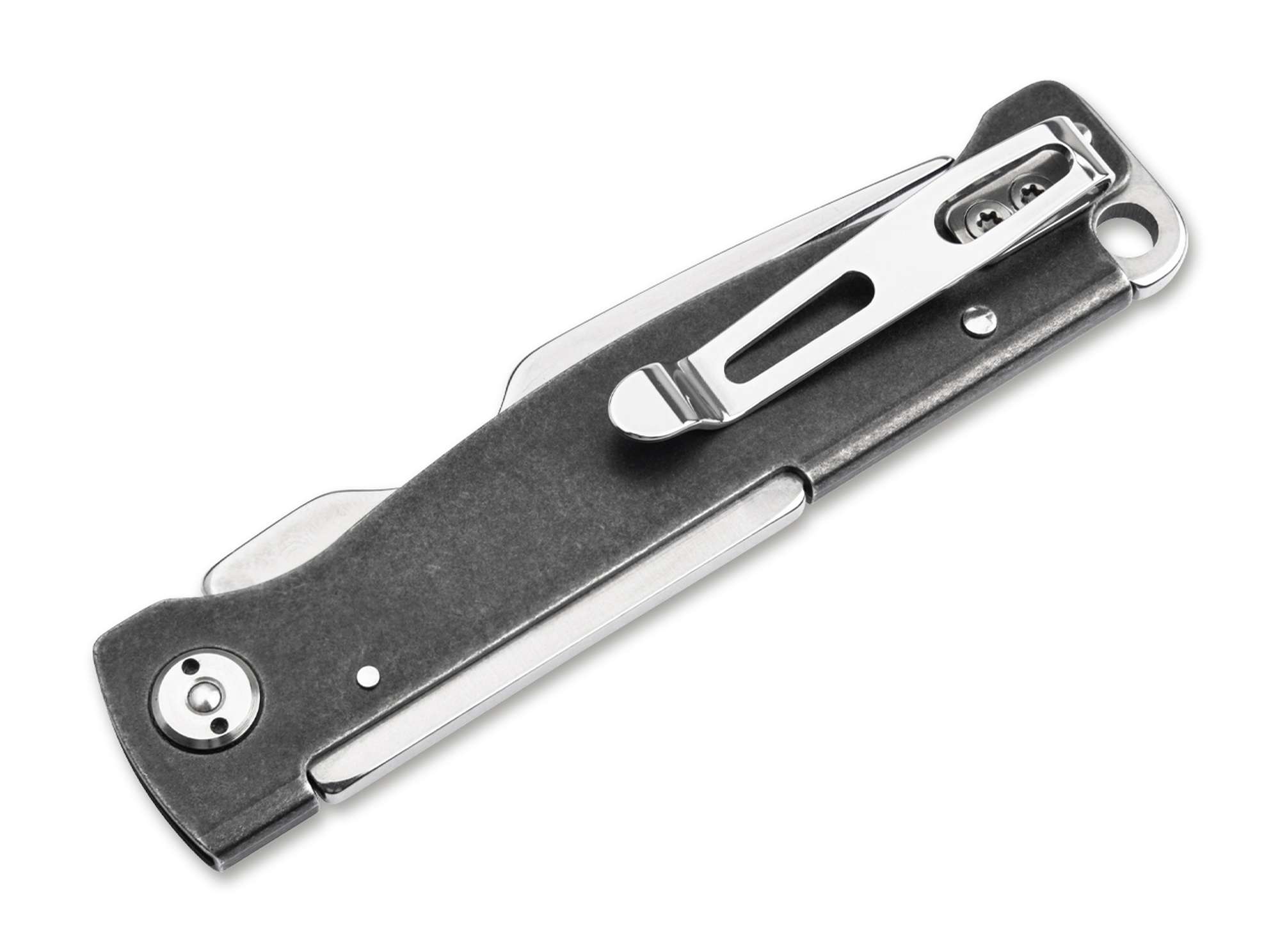 Böker Plus Atlas Gabel – Klappbares Campingbesteck aus Edelstahl mit Slipjoint & Clip Böker Plus
