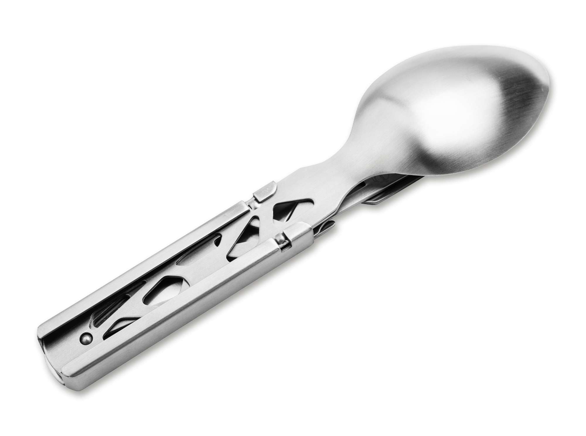 Naturensöhne Campingbesteck Set Edelstahl Messer Gabel Löffel Dosenöffner Böker Plus