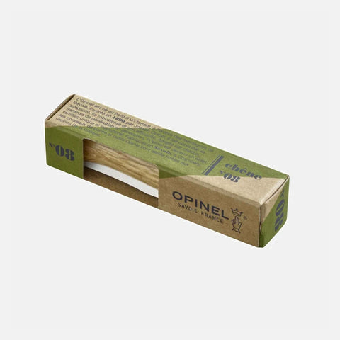 Opinel N°08 Eiche – Zeitloses Taschenmesser mit Edelstahlklinge & Griff aus französischer Eiche