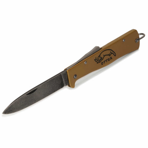 OTTER Mercator Sahara – Klappmesser mit C75 Stone Wash & sandfarbenem Griff, Solingen