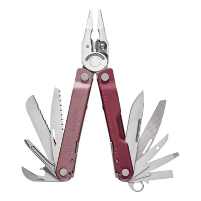 Leatherman Rebar® Heathered Cranberry 17 tools