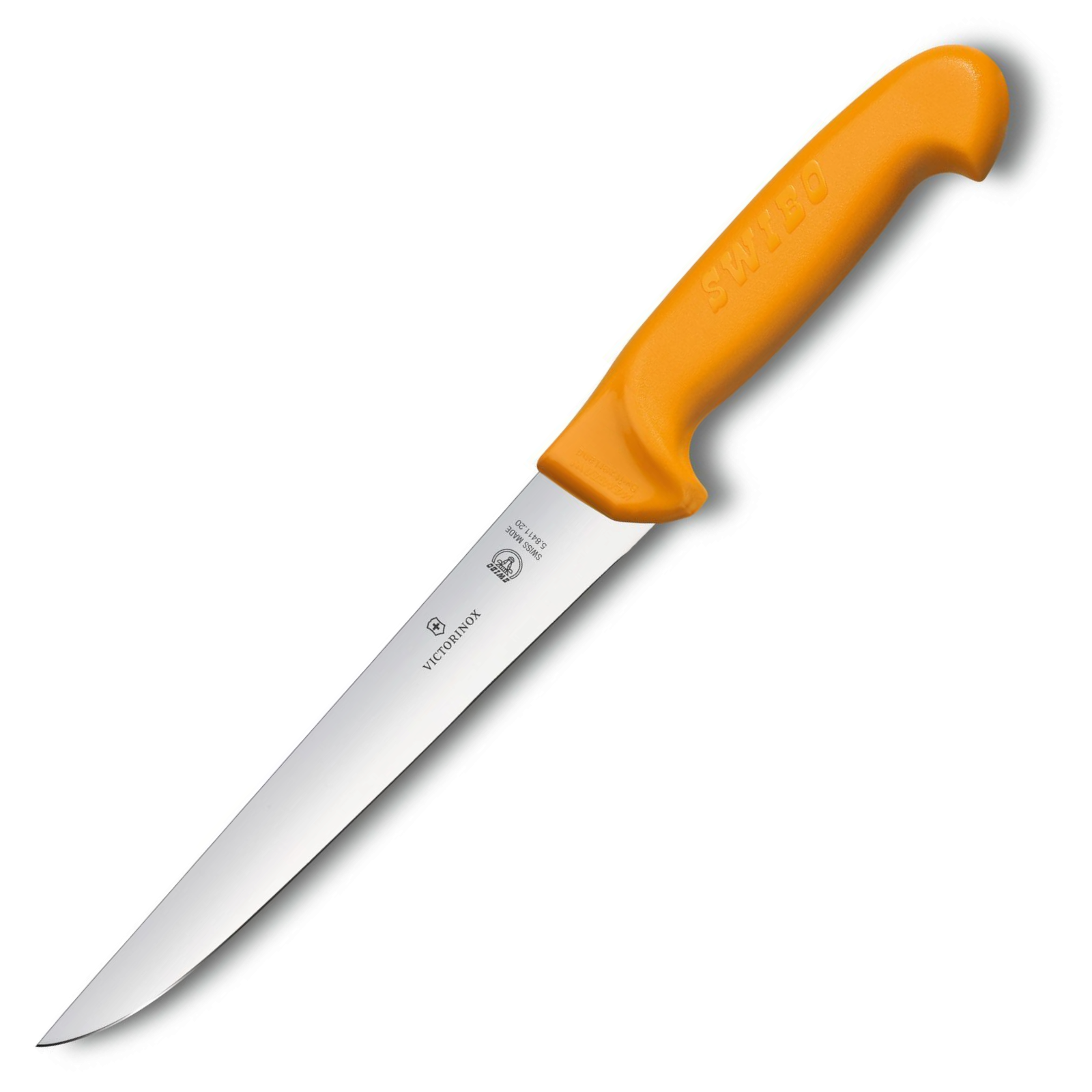Victorinox Swibo Stechmesser 21 cm gerade – Victorinox Profi-Messer für Fleischverarbeitung und Metzgerei 5.8411.18
