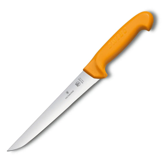 Victorinox Swibo Stechmesser 20 cm gerade – Victorinox Profi-Fleischermesser für Schlachtung und Zerlegung 5.8411.20 Victorinox