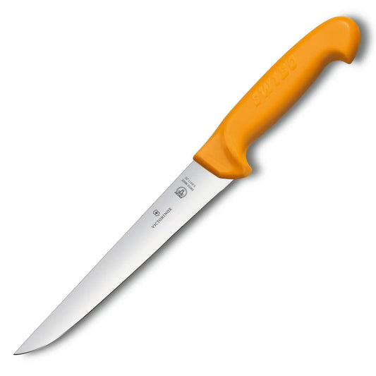 Victorinox Swibo Stechmesser 22cm – Profi-Messer mit gerader Klinge & rutschfestem Griff 5.8411.22 Victorinox
