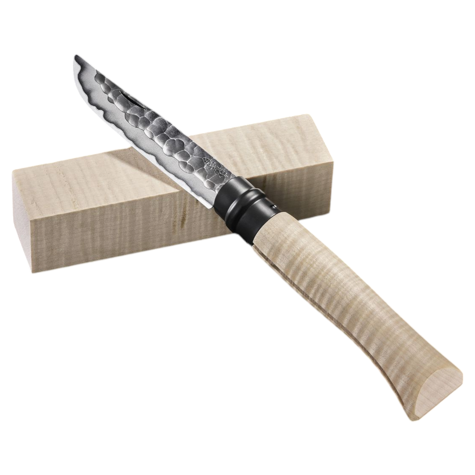 Opinel N°10 X Shiori Limited Edition – Japanisches Messer mit geflammtem Ahorngriff