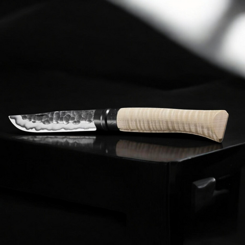 Opinel N°10 X Shiori Limited Edition – Japanisches Messer mit geflammtem Ahorngriff