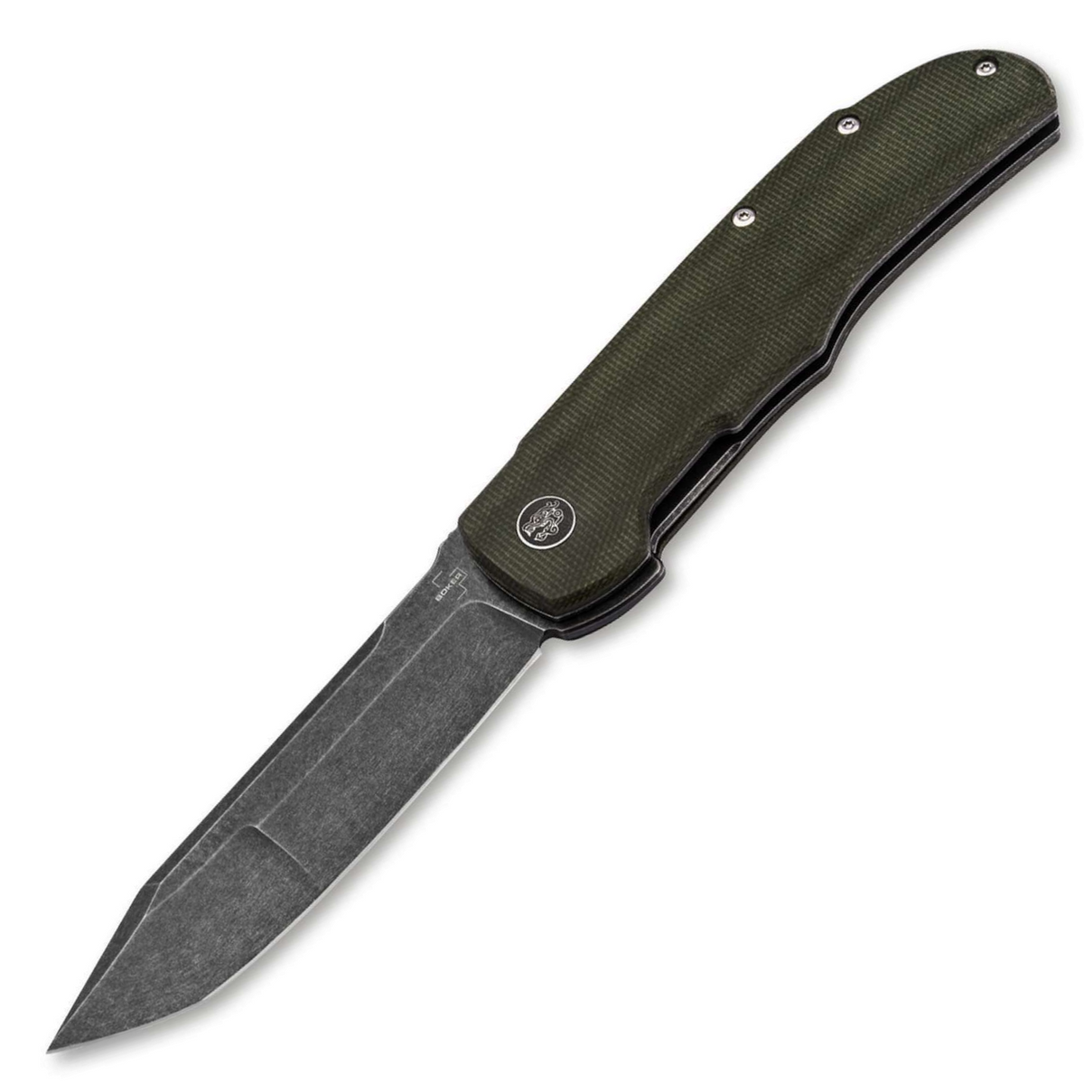 Böker Plus Tac-Master Taschenmesser – Nitro-V, Micarta, Linerlock, Terzuola, 23,5 cm