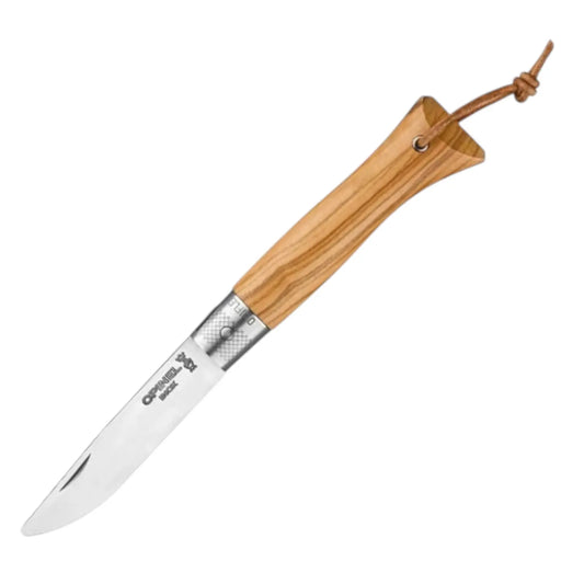 Opinel néo6 Opiflex Taschenmesser Olivenholz – 7 cm Klinge, Made in France Opinel