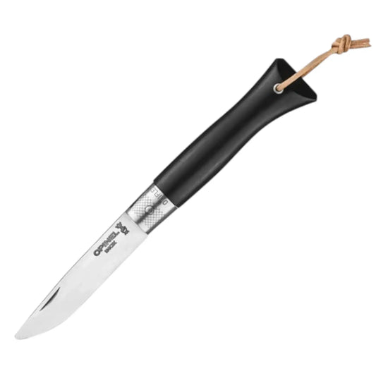 Opinel néo6 Opiflex Taschenmesser Ebenholz – 7 cm EDC, sicher & edel, Made in France Opinel