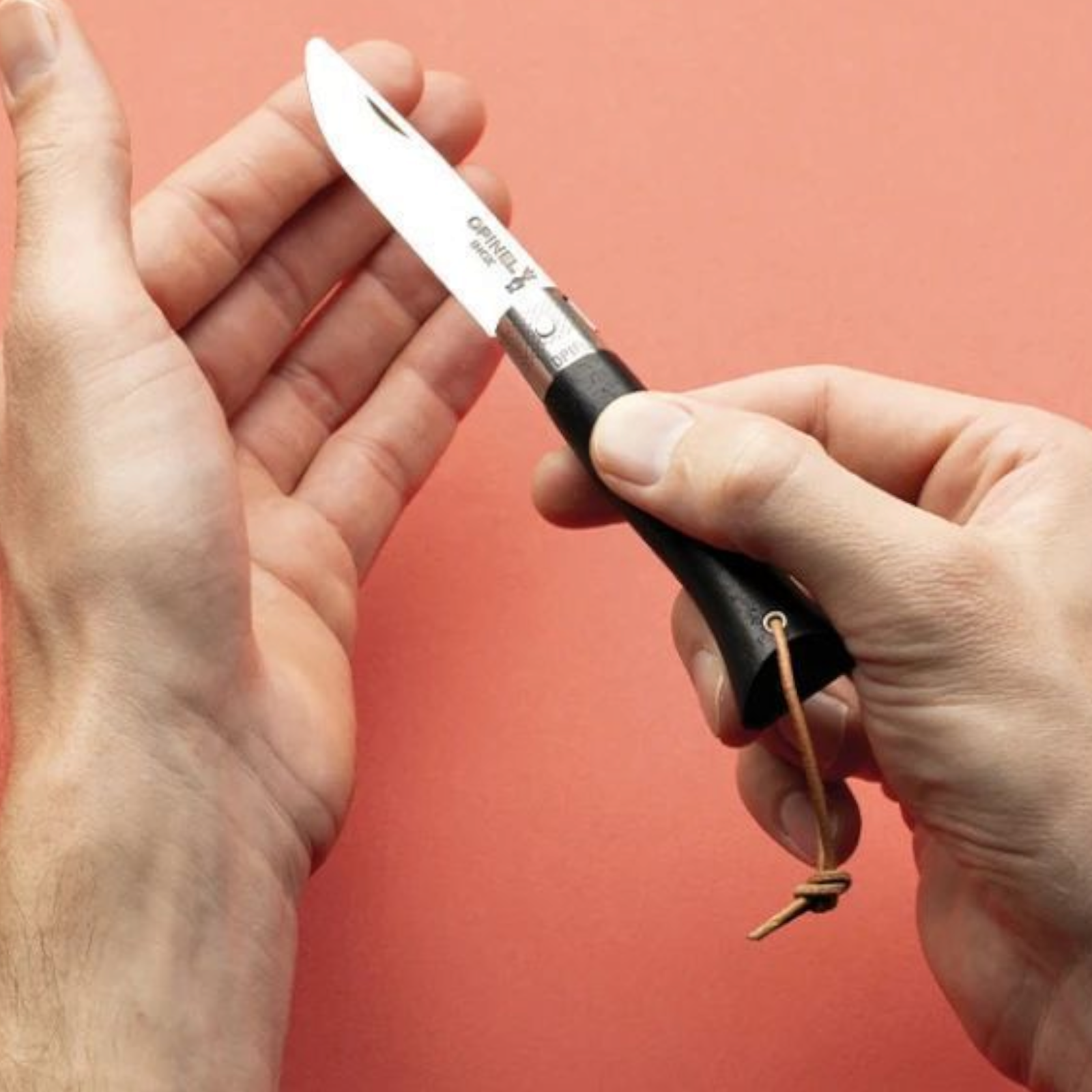 Opinel néo6 Opiflex Taschenmesser Ebenholz – 7 cm EDC, sicher & edel, Made in France
