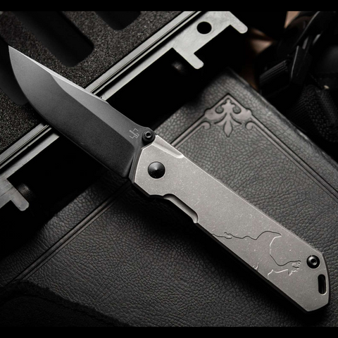 Böker Plus Raven Kihon Titan CPM-S35VN – Limited Edition 300 Stück – Framelock