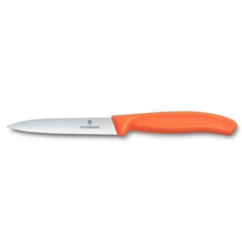 Victorinox Swiss Classic Gemüsemesser 10cm mit Wellenschliff spülmaschinenfest