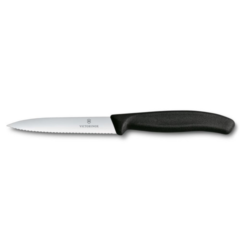 Victorinox Swiss Classic Gemüsemesser 10cm mit Wellenschliff spülmaschinenfest
