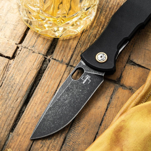 Böker Plus Fieldfolder D2 G10 Taschenmesser Voxnaes Stonewash Linerlock