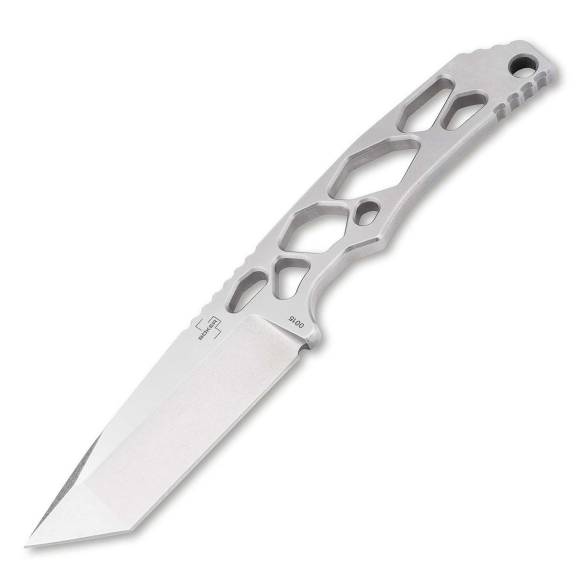 Böker Plus Superlight Tanto Feststehendes Messer D2 Stahl Kydexscheide
