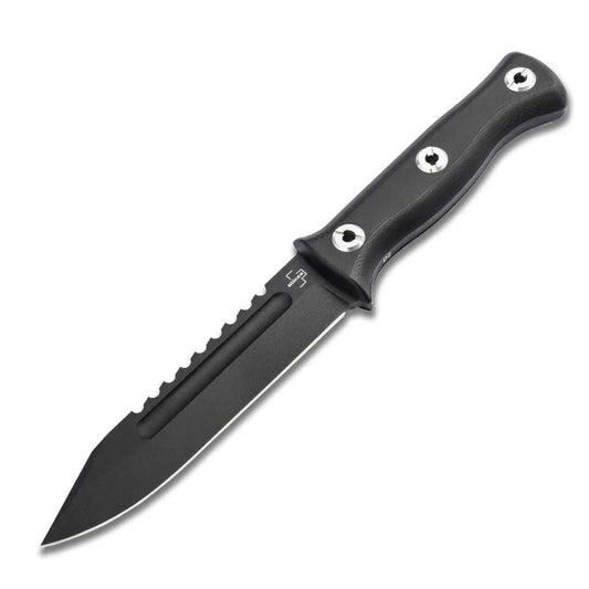 Böker Plus Pilot Knife 2.0 Feststehendes Outdoor Survivalmesser D2 Kydexscheide Böker Plus