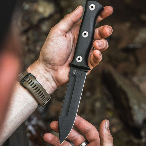 Böker Plus Pilot Knife 2.0 Feststehendes Outdoor Survivalmesser D2 Kydexscheide
