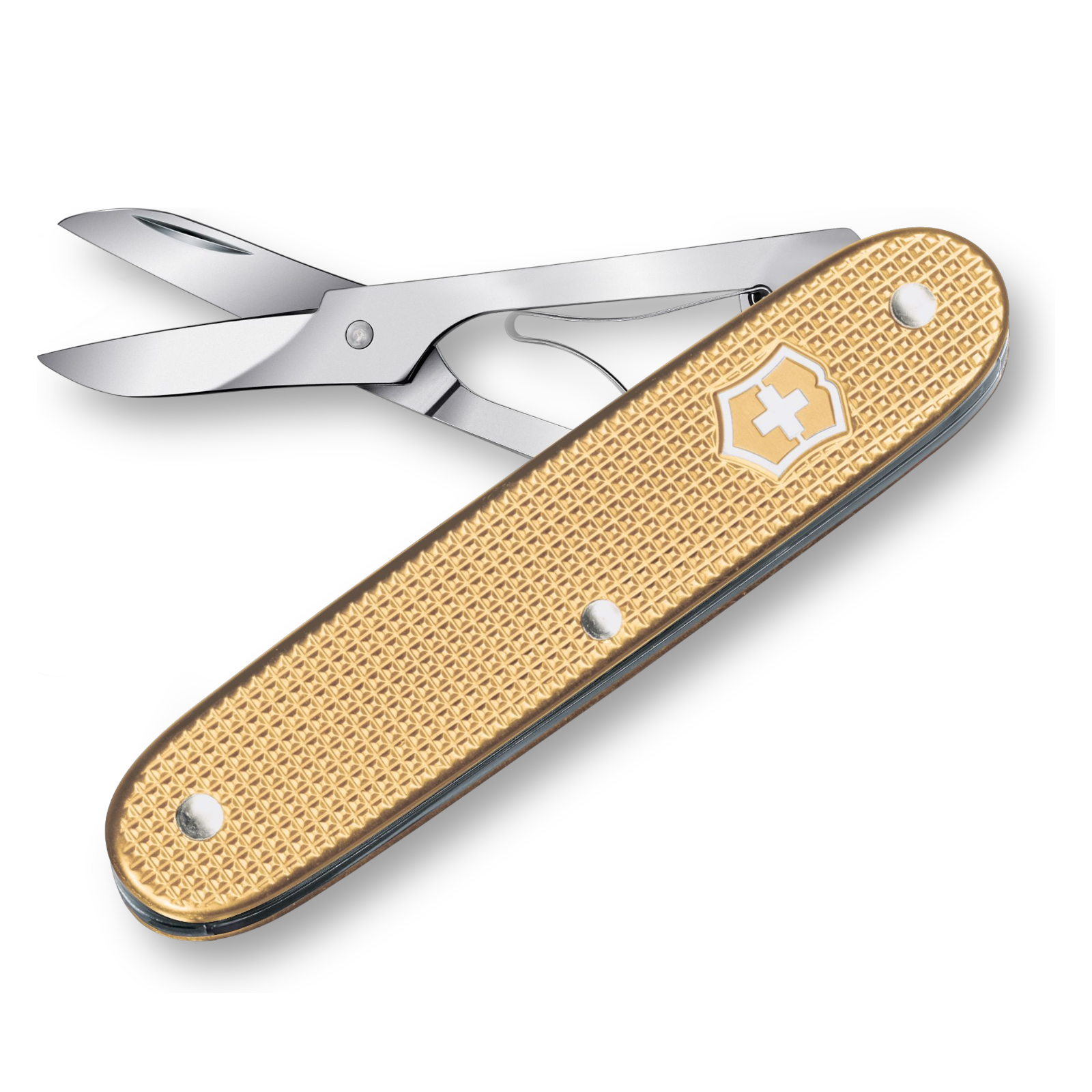 Victorinox Companion X Alox Gold – 93 mm mit Schere, ohne Klinge