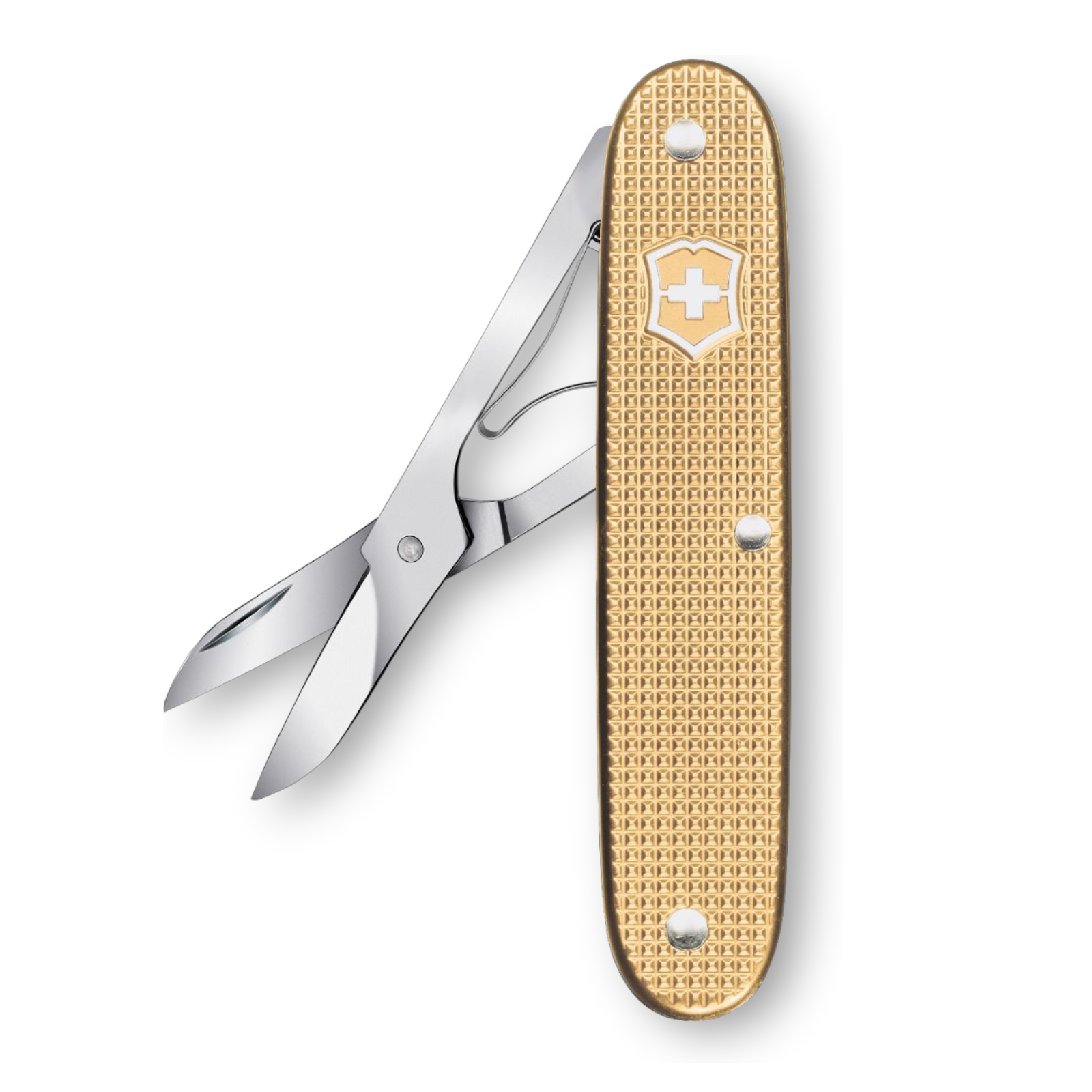 Victorinox Companion X Alox Gold – 93 mm mit Schere, ohne Klinge