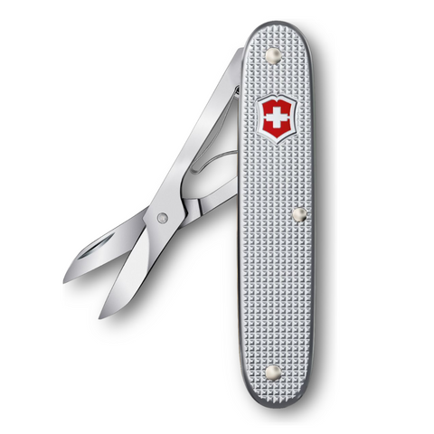 Victorinox Companion X Alox Silber – 93 mm mit Schere, ohne Klinge