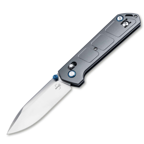 Böker Plus Kihon DC Alu – EDC Taschenmesser mit Nitro-V Klinge, Crossbar Lock & Aluminiumgriff