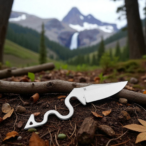 Böker Plus The Midgards Snake – Feststehendes Messer D2 Stahl, Ganzstahlkonstruktion, Kydex-Scheide