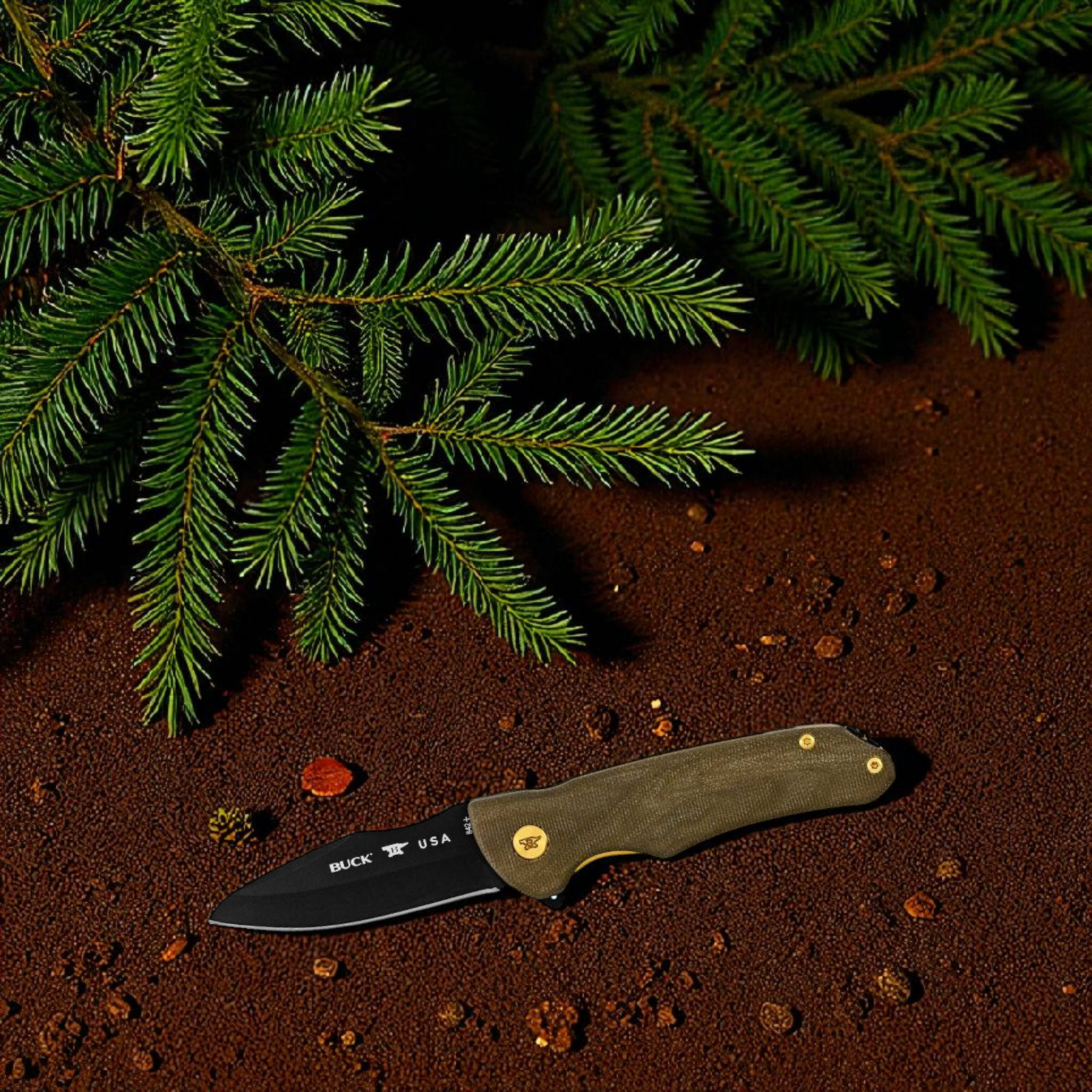 Buck 842 SPRINT OPS PRO Taschenmesser – Micarta, S45VN Stahl, Legacy Collection