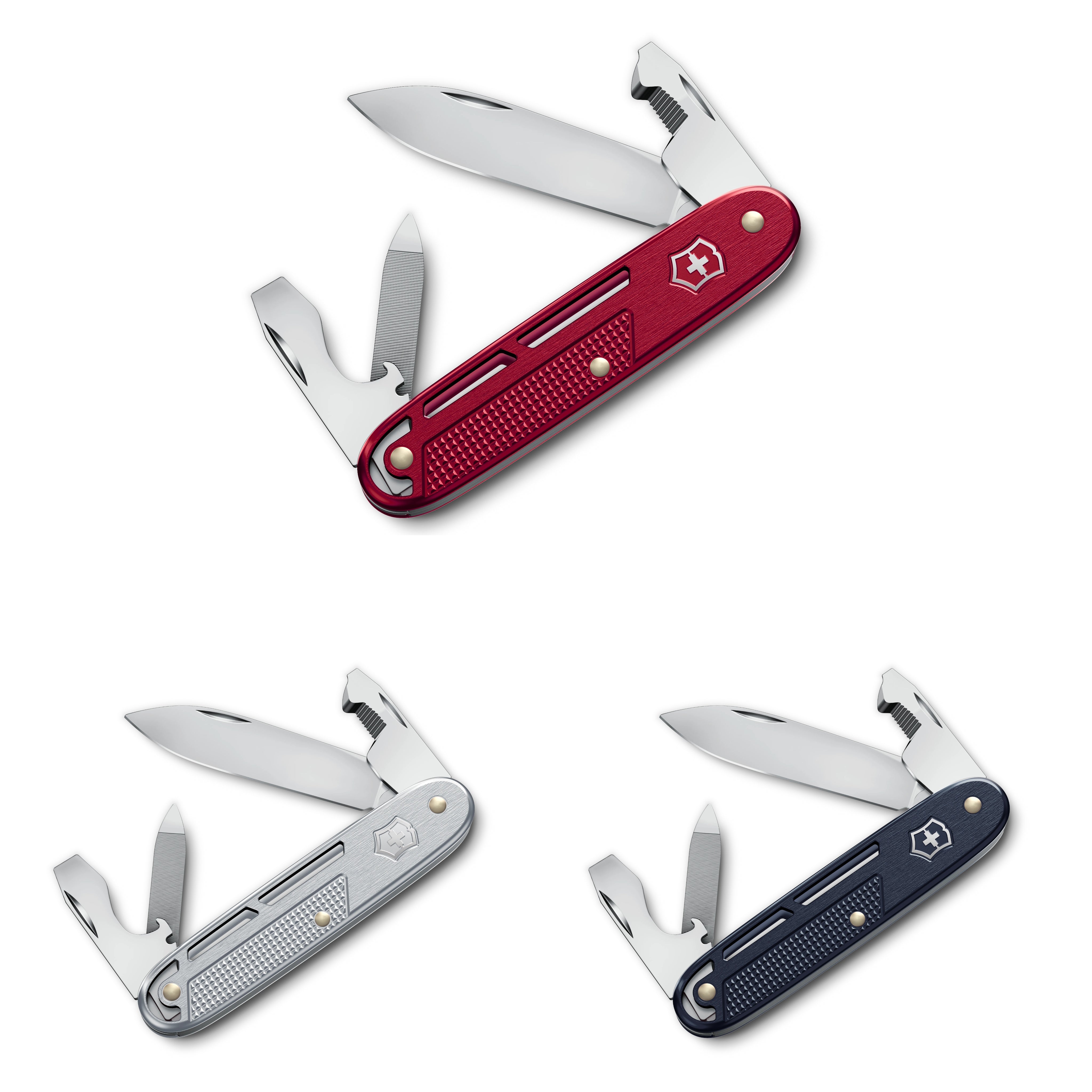 Victorinox Synergy Alox 93mm – Rot, Dunkelblau oder Silber – 9 Funktionen