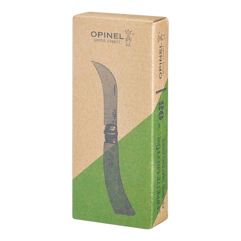 Opinel Gartenmesser N°08 – Hippe-Messer mit gebogener Edelstahlklinge zum Veredeln & Zurückschneiden