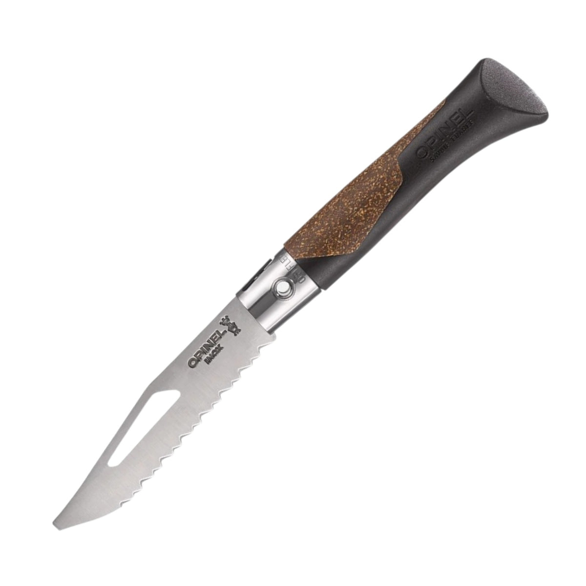 Opinel néo7 Alpine Dunkelbraun – Taschenmesser für den Bergsport