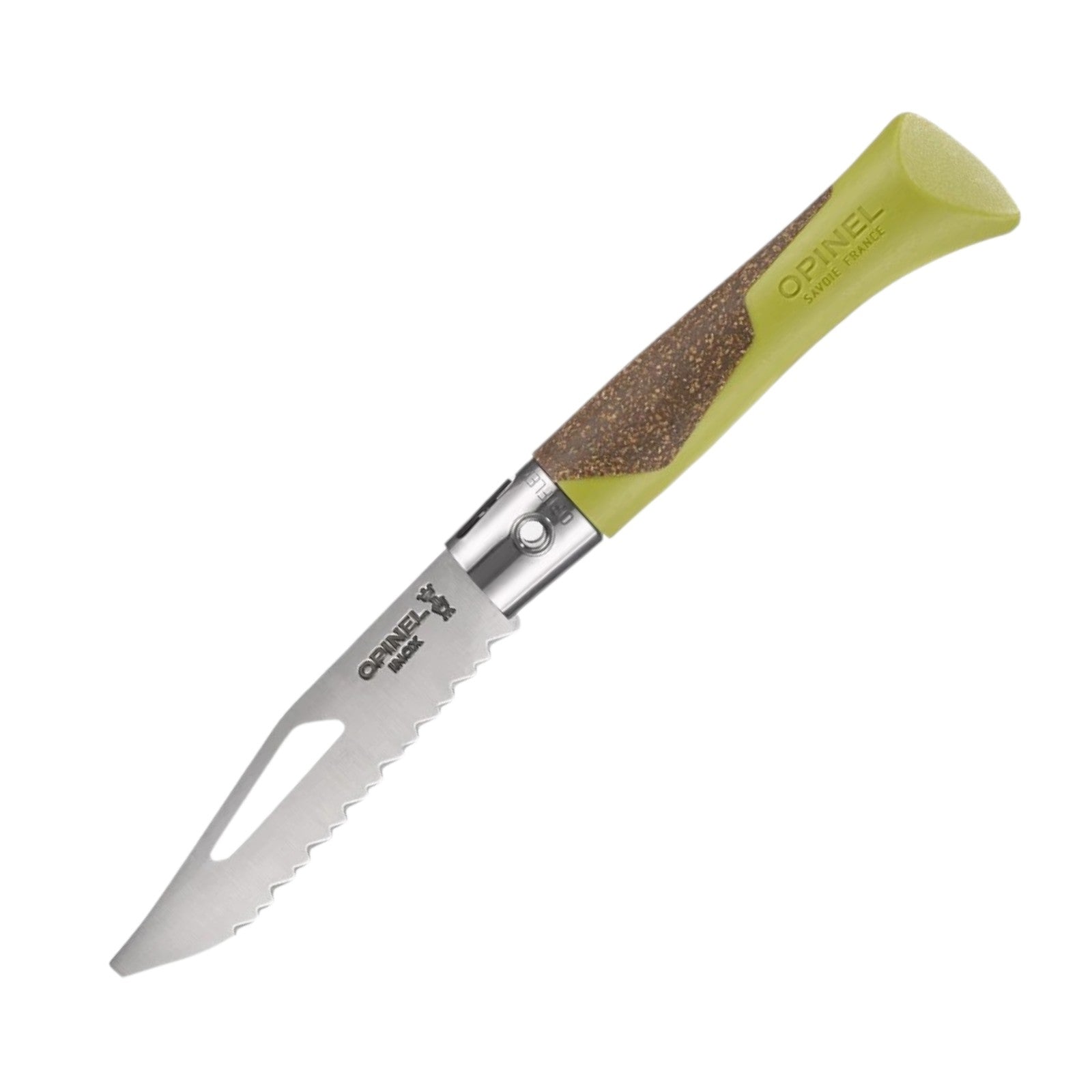 Opinel néo7 Alpine Linde – Taschenmesser für den Bergsport