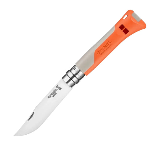 Opinel N°08 Horizon Orange – Outdoor-Taschenmesser in der Gesamtansicht